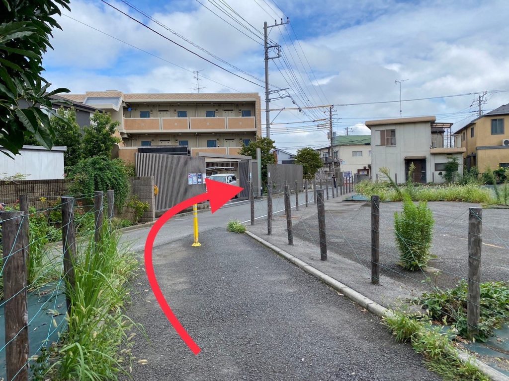 初富駅からの道のり