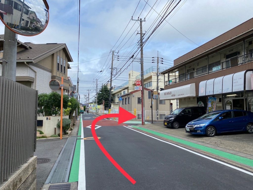 初富駅からの道のり