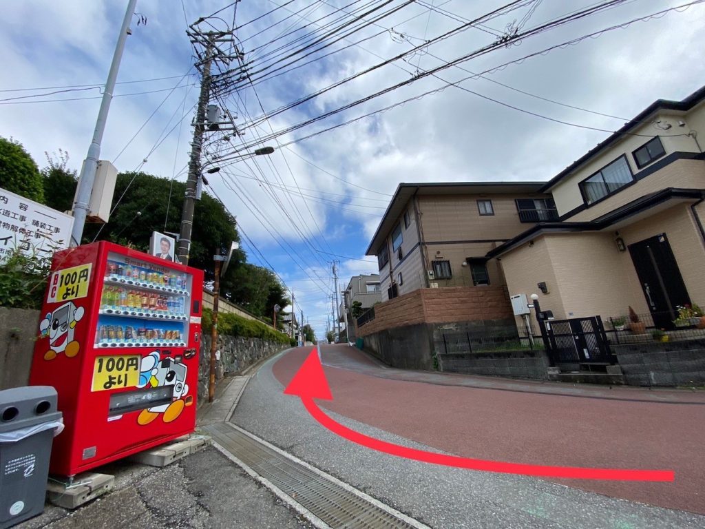 初富駅からの道のり